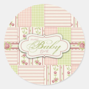 Victoriaans Roos Quilt Sticker 2