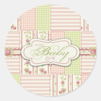 Victoriaans Roos Quilt Sticker 2