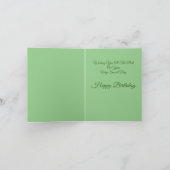 Victoriaans Roos Tuin - Pastel Roze Bloomen Kaart (Binnen)