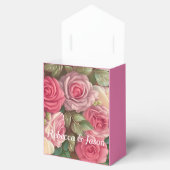 Victoriaans Roos Tuin - Wedding Bouquet Favor Box Bedankdoosjes (Geopend)