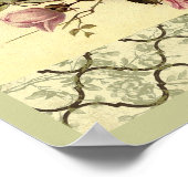 Victoriaans Roos Tuinpoort door het Poster van het (Hoek)