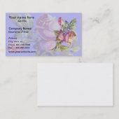 Victoriaans Roos Visitekaartje (Voorkant / Achterkant)