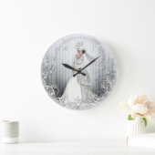 Victoriaans Roos volledige wandklok (Huis)