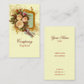 Victoriaans Rose Bouquet Elegant Visitekaartjes (Voorkant / Achterkant)