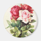  Victoriaans Rose Bouquet Magneet (Voorkant)