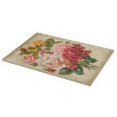 Victoriaans Rose Bouquet Snijplank (Hoek)