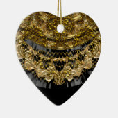 Victoriaans rouw keramisch ornament (Rechts)