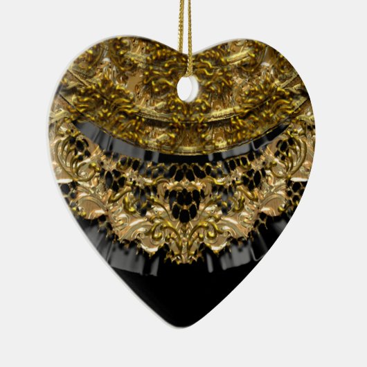 Victoriaans rouw keramisch ornament (Rechts)