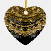 Victoriaans rouw keramisch ornament (Voorkant)