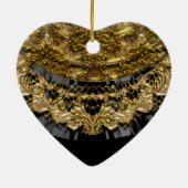 Victoriaans rouw keramisch ornament (Achterkant)