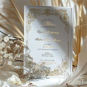 Victoriaans Royal Elegance bruiloft uitnodigingen