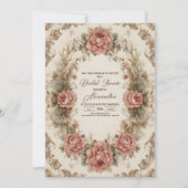 Victoriaans Royal Elegance Vrijgezellenfeest Kaart (Voorkant)