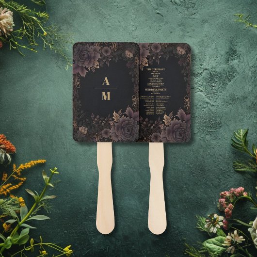 Victoriaans Royal Gothic bruiloft Handwaaier