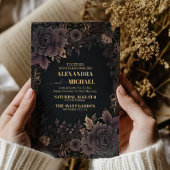 Victoriaans Royal Gothic bruiloft Kaart