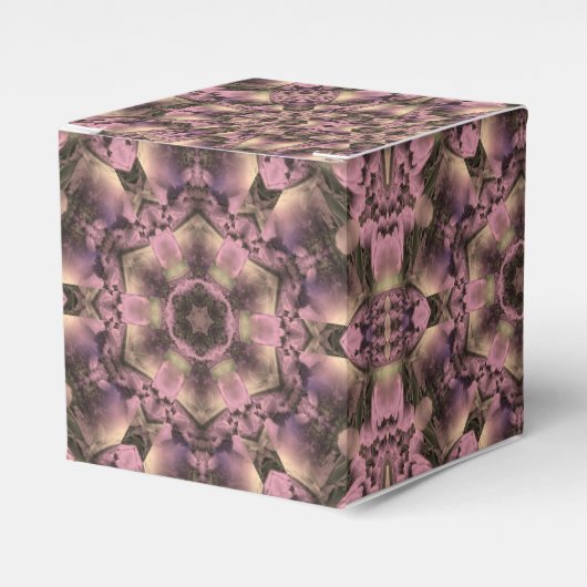 Victoriaans roze Antiek Bedankdoosjes (Voorkant Zijde)