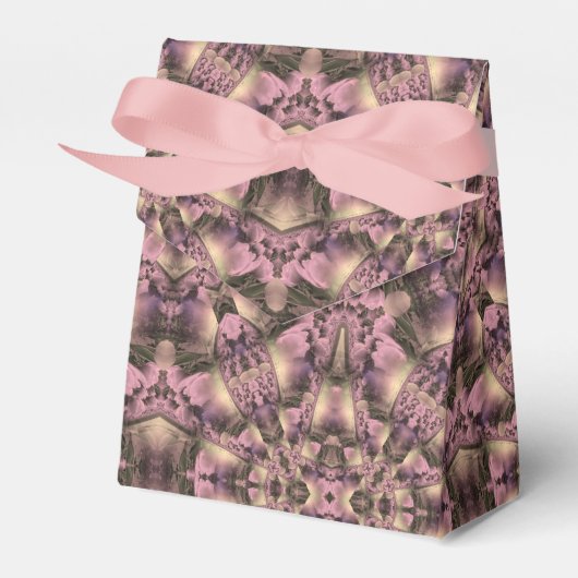 Victoriaans roze Antiek Bedankdoosjes (Voorkant Zijde)