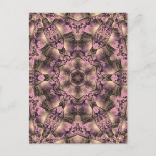 Victoriaans roze Antiek Briefkaart