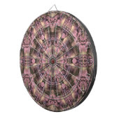 Victoriaans roze Antiek Dartbord (Voorkant Rechts)
