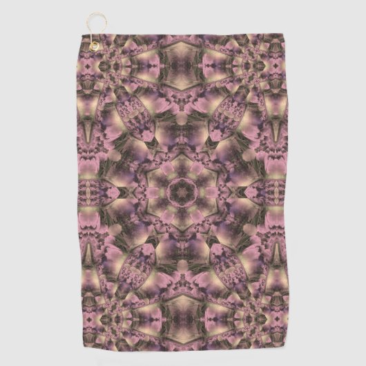 Victoriaans roze Antiek Golfhanddoek (Voorkant)