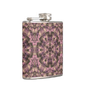 Victoriaans roze Antiek Heupfles (Rechts)