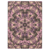 Victoriaans roze Antiek Klembord (Achterkant)