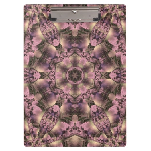 Victoriaans roze Antiek Klembord (Voorkant)