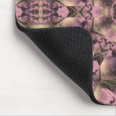 Victoriaans roze Antiek Muismat (Hoek)