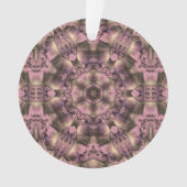 Victoriaans roze Antiek Ornament (voorkant)