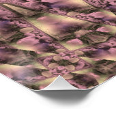 Victoriaans roze Antiek Perfect Poster (Hoek)