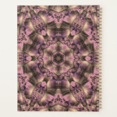 Victoriaans roze Antiek Planner (Achterkant)
