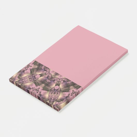 Victoriaans roze Antiek Post-it® Notes (Schuin)
