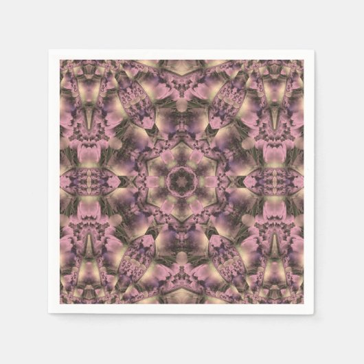 Victoriaans roze Antiek Servet (Voorkant)