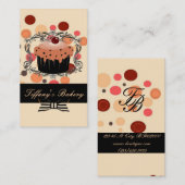 Victoriaans Roze Boetiek Bakkerij Visitekaartjes (Voorkant / Achterkant)