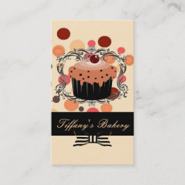 Victoriaans Roze Boetiek Bakkerij Visitekaartjes