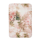  Victoriaans Roze Floral Chic Pattern Badmat (Voorkant Verticaal)