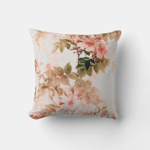  Victoriaans Roze Floral Chic Pattern Kussen