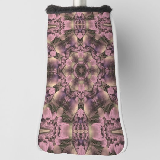 Victoriaans roze Mauve Elegant Golfheadcover (Draai 90)