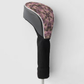 Victoriaans roze Mauve Elegant Golfheadcover (Schuin)