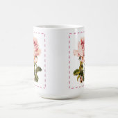 Victoriaans Roze Roos Mok (Center)