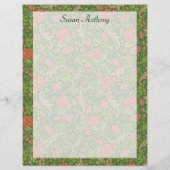 Victoriaans  roze roze moeraspapier (Achterkant)