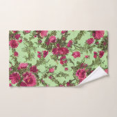 Victoriaans roze rozen bad handdoek (Handdoek)