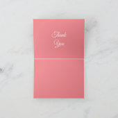 Victoriaans roze rozen bedankkaart (Binnen)