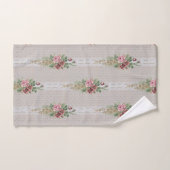 Victoriaans Roze Rozen en Wit Kant Bad Handdoek (Handdoek)