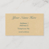 Victoriaans roze Visitekaartjes (Achterkant)