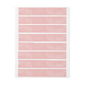 Victoriaans roze voor-geadresseerd retouradres (Vel)