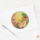 VICTORIAANS ROZEN 1 STICKER (Envelop)
