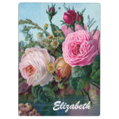  Victoriaans Rozen Aangepast klembord (Achterkant)