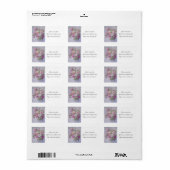 Victoriaans rozen adresetiketten etiket (Full Sheet)