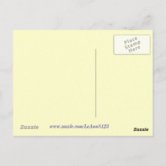 Victoriaans Rozen Dank u Briefkaart (Achterkant)