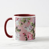 Victoriaans Rozen en Lilacs Mok (Links)